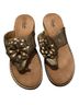 Clarks Floral Gold Sandals Size 11 - photo 1