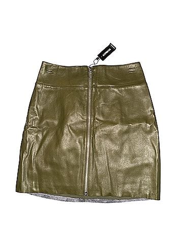 Express Y2K Mini Faux Leather Skirt (view 1)