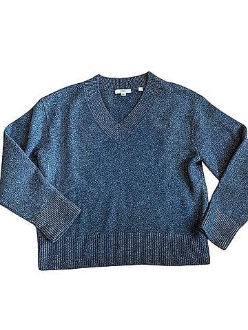 Vince. Wool Cashmere Blend V-neck Sweater Cashmere Pullover Sweater (view 1)