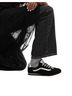 Vans Black Silver Sneakers Size 8 - photo 1
