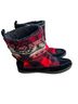 Madden Girl Plaid Red Black Gray Boots Size 9 1/2 - photo 2