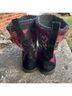 Madden Girl Plaid Red Black Gray Boots Size 9 1/2 - photo 4