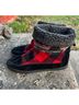 Madden Girl Plaid Red Black Gray Boots Size 9 1/2 - photo 9