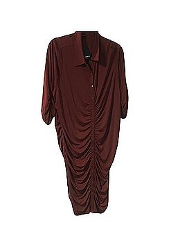 Torrid Elegant Rust Dress Casual Dress (view 1)