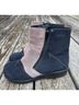 Martino 100% Suede Blue Purple Boots Size 8 - photo 4