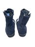 Martino 100% Suede Blue Purple Boots Size 8 - photo 2