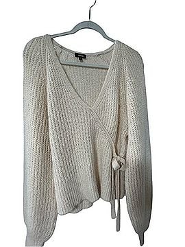 Express Wrap V-Neck Knit Sweater Casual Sweaters (view 1)
