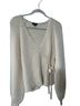 Express Wrap V-Neck Knit Sweater Casual Sweaters - photo 1