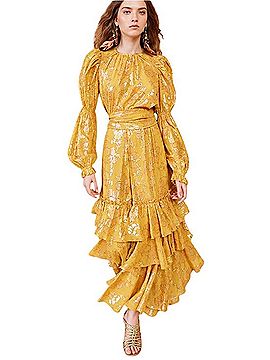 Ulla Johnson Demetria Silk Skirt (view 1)