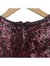 Express Solid Red Black Cocktail Dress Size 4 - photo 4