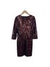 Express Solid Red Black Cocktail Dress Size 4 - photo 2