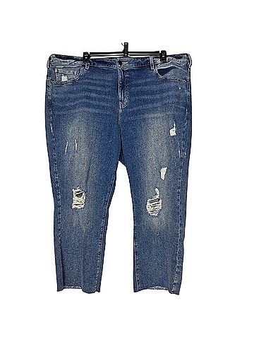 Lane Bryant Lane Bryant Magic Waistband High Rise Straight Jeans (view 2)