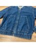 Gap UltraSoft Denim Cropped Bomber Jacket Jacket - photo 3