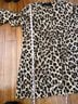 Zara Basic Leopard Print Collarless Coat - photo 6