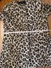 Zara Basic Leopard Print Collarless Coat - photo 5