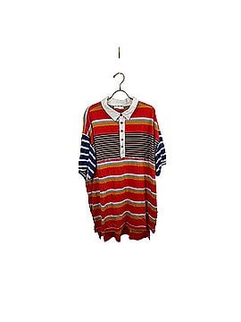 We the Free Red Hot Summer Striped Cotton Oversized Tunic Tee Short Sleeve Top (view 1)