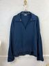 Pilcro Navy Johnny Collar Pullover Sweatshirt - photo 4
