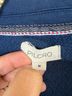 Pilcro Navy Johnny Collar Pullover Sweatshirt - photo 3