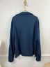 Pilcro Navy Johnny Collar Pullover Sweatshirt - photo 6