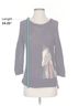 Moth Purple Moth Pullover Sweater Size S - photo 5