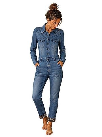 One Teaspoon Denim Jumpsuit Jumpsuit (view 1)