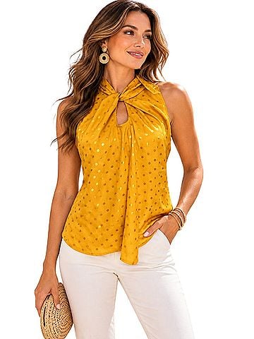 Status Sleeveless Blouse (view 1)