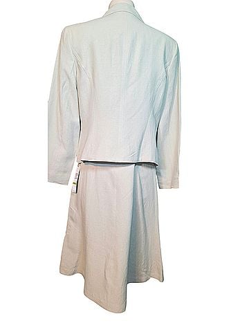Jones Wear 2-Piece Blazer &amp; Skirt Suit Set Silk Skirt (view 2)