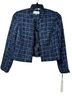 Calvin Klein 86% Polyester 6% Acrylic 4% Rayon 4% Nylon 100% Polyester Tweed Blue Jacket Size 10 (petite) - photo 2