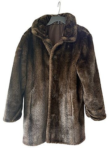 Gallery reversible brown faux fur coat Coat (view 1)