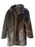Gallery reversible brown faux fur coat Coat - photo 1