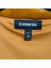 Express 100% Polyester Solid Yellow Orange Jacket Size M - photo 9