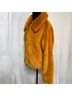 Express 100% Polyester Solid Yellow Orange Jacket Size M - photo 7