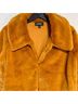 Express 100% Polyester Solid Yellow Orange Jacket Size M - photo 4