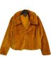 Express 100% Polyester Solid Yellow Orange Jacket Size M - photo 1
