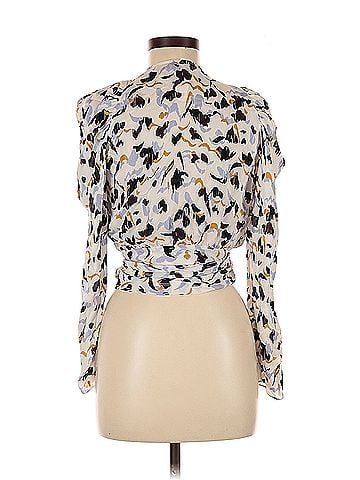 A.L.C. A.L.C. 3/4 Sleeve Silk Top (view 2)