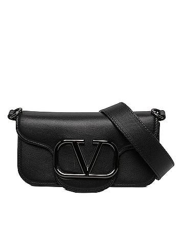 Valentino Small Calfskin VLogo Loco Satchel (view 1)