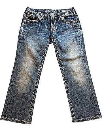 Miss Me Signature Cuffed Capri Jeans (view 1)