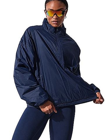 Alo Yoga Latitude Light Weight 1/2 Zip Pullover Jacket Jacket (view 2)