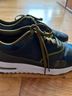 Nike Multi Color Black Green Sneakers Size 7 - photo 3