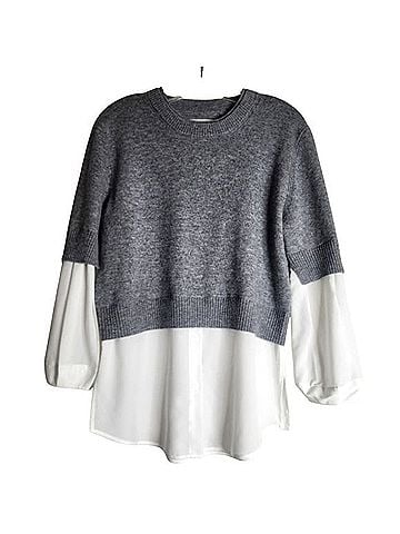 Brochu Walker The Ebella Layered Crew Sweater Pullover Sweater (view 1)