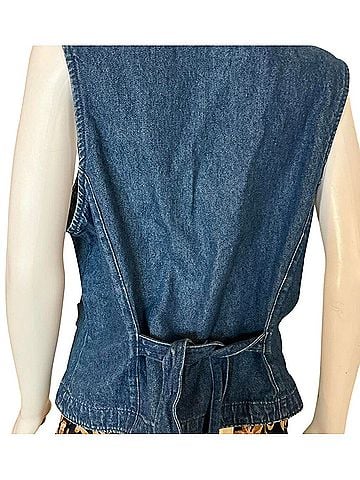 Coldwater Creek Denim Vest (view 2)