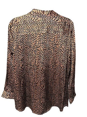 Soft Surroundings Silk Button-Down Shirt (view 2)