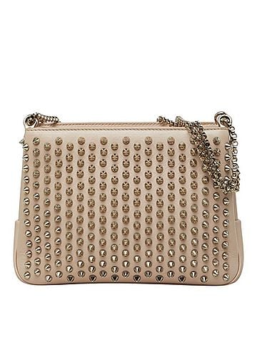 Christian Louboutin Christian Louboutin Torribby Small Spike Chain Shoulder Bag, Light Pink Leather, Metal, Women's. (view 1)