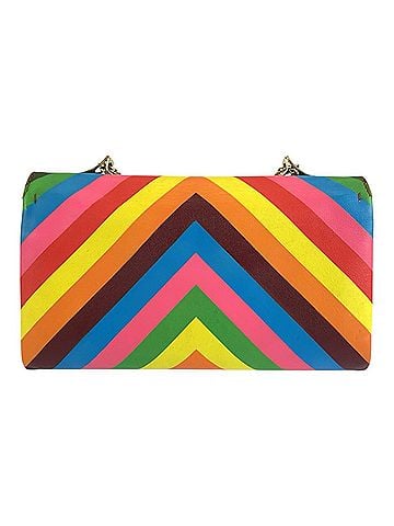 Valentino Valentino Rockstud Chain Shoulder Bag, Multicolor Leather, Women's VALENTINO (view 2)