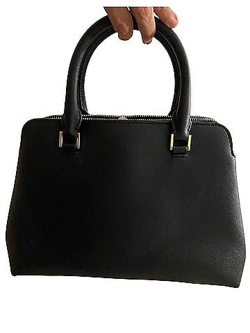 Michael Kors Leather Satchel (view 2)