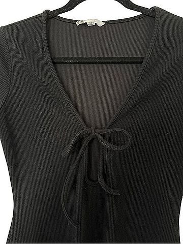 Honey Punch Tie-Front Ribbed Bodysuit Bodysuit (view 2)