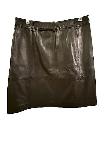 Vince. Leather Skirt (view 2)
