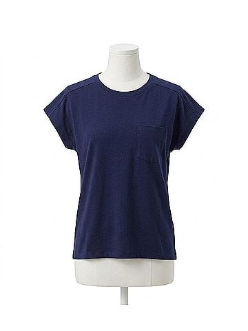 Hatley Ella Relaxed Tee in Patriot Blue (view 1)