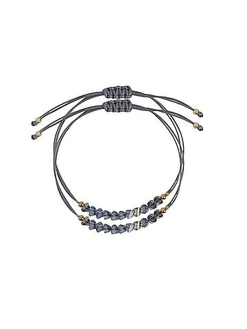Coco + Carmen Women's Wear And Share Faith Bracelet Set in Navy (view 1)