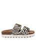 XTI White Women's Printed Flat Sandals Size 7 - photo 1